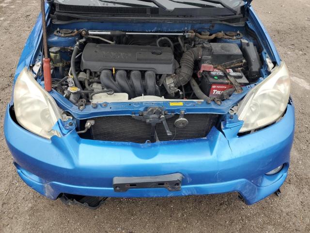 2T1KR32E97C641673 - 2007 TOYOTA COROLLA MA XR BLUE photo 12