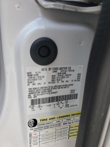 5LMJJ2HT1FEJ04027 - 2015 LINCOLN NAVIGATOR თეთრი ფოტო 13