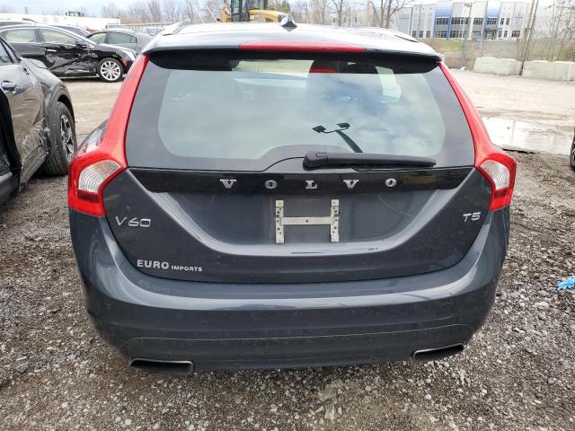 YV140MEK6F1262217 - 2015 VOLVO V60 PREMIER GRAY photo 6