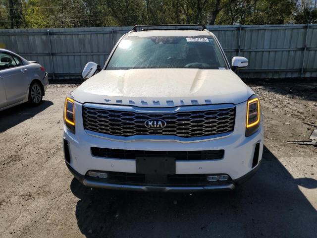 5XYP5DHC1LG089372 - 2020 KIA TELLURIDE SX WHITE photo 5