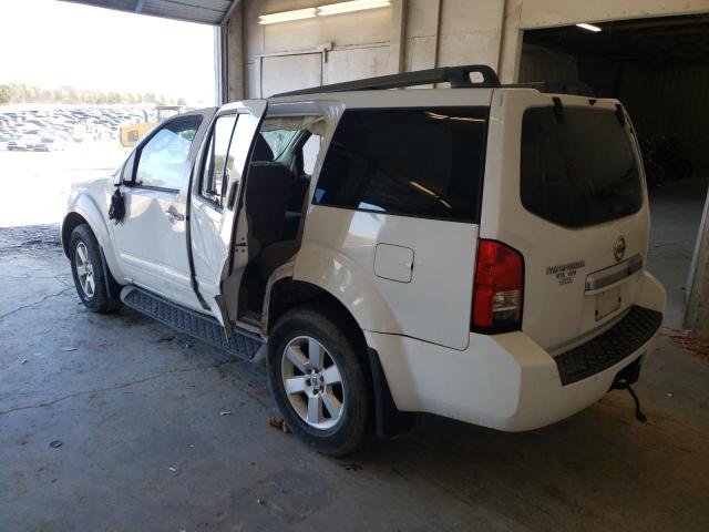 5N1AR1NNXCC636184 - 2012 NISSAN PATHFINDER S WHITE photo 2