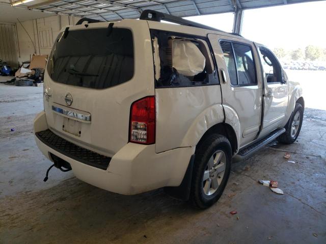 5N1AR1NNXCC636184 - 2012 NISSAN PATHFINDER S WHITE photo 3