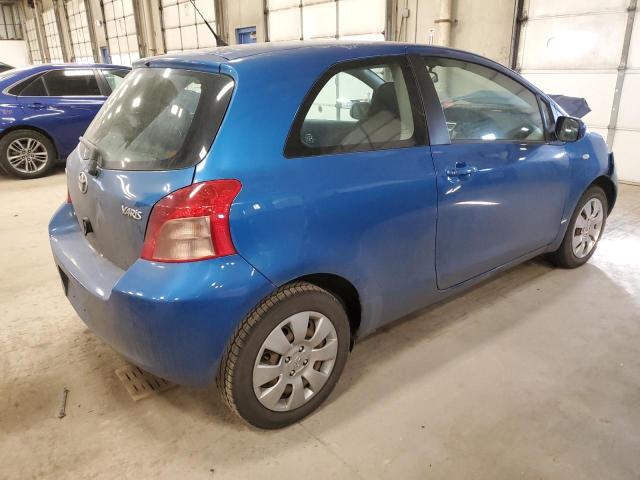 JTDJT923775134024 - 2007 TOYOTA YARIS BLUE photo 3