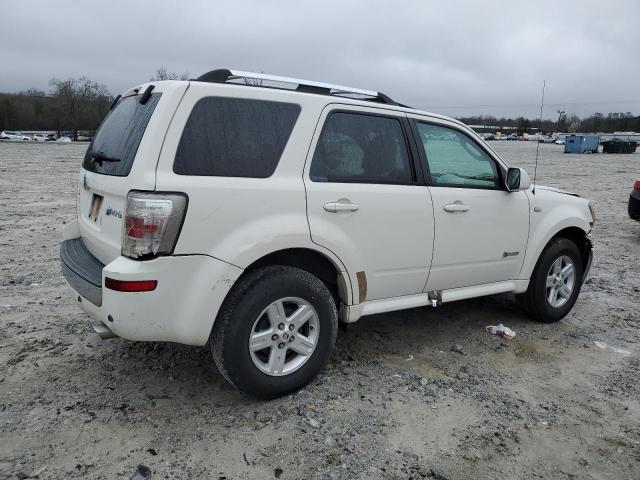 4M2CU29349KJ24861 - 2009 MERCURY MARINER HYBRID WHITE photo 3