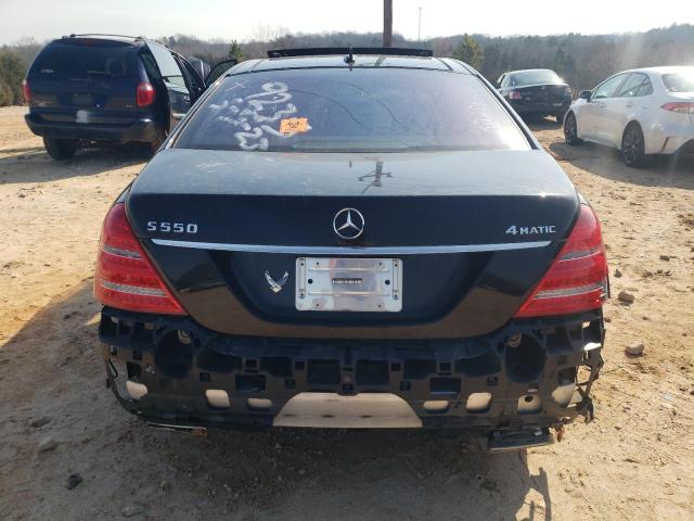 WDDNG9EB8DA511204 - 2013 MERCEDES-BENZ S 550 4MATIC BLACK photo 6