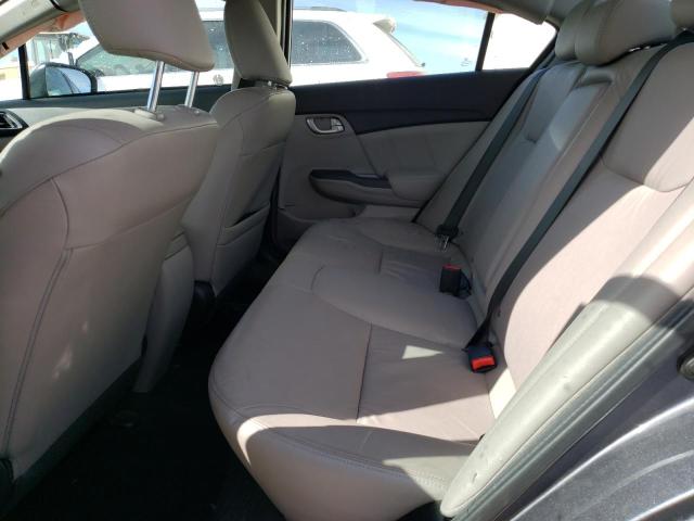 19XFB2F91EE249329 - 2014 HONDA CIVIC EXL ნაცრისფერი ფოტო 10