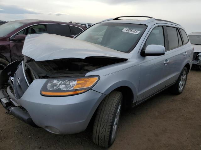 5NMSH73E99H320125 - 2009 HYUNDAI SANTA FE SE SILVER photo 1