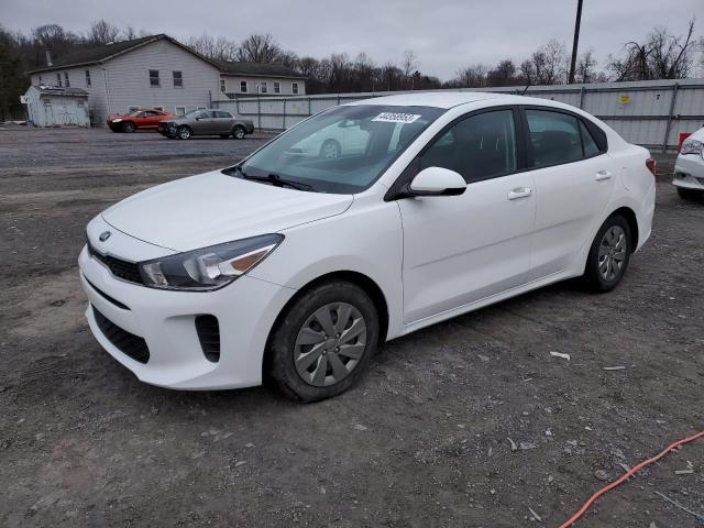 3KPA24AB1KE222904 - 2019 KIA RIO S WHITE photo 1