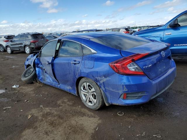 19XFC2F51HE059125 - 2017 HONDA CIVIC LX BLUE photo 2