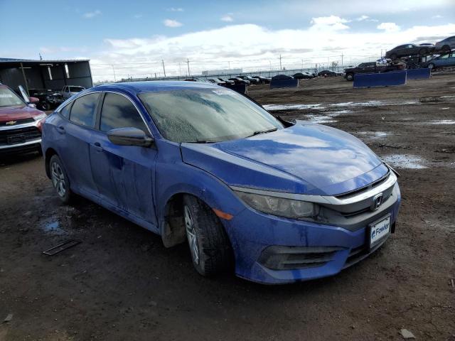 19XFC2F51HE059125 - 2017 HONDA CIVIC LX BLUE photo 4