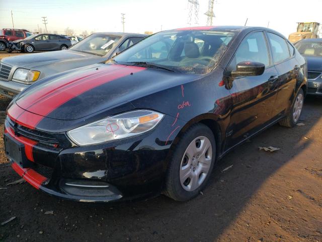 1C3CDFAA6FD281903 - 2015 DODGE DART SE BLACK photo 1