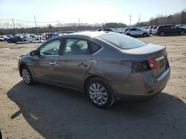 3N1AB7AP1FY235334 - 2015 NISSAN SENTRA S GRAY photo 2