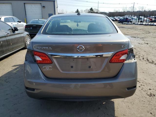 3N1AB7AP1FY235334 - 2015 NISSAN SENTRA S GRAY photo 6