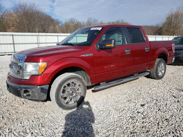 1FTFW1CFXEKF21804 - 2014 FORD F150 SUPERCREW RED photo 1