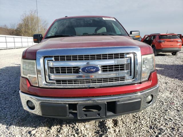 1FTFW1CFXEKF21804 - 2014 FORD F150 SUPERCREW RED photo 5