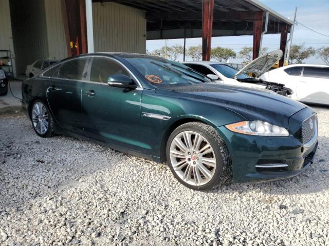 SAJXJ1CD6E8V68733 - 2014 JAGUAR XJ GREEN photo 4