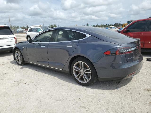 5YJSA1S14EFP64833 - 2014 TESLA MODEL S GRAY photo 2