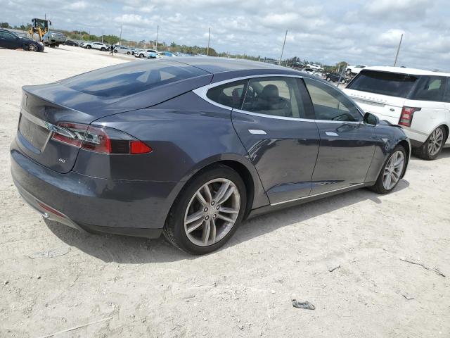 5YJSA1S14EFP64833 - 2014 TESLA MODEL S GRAY photo 3