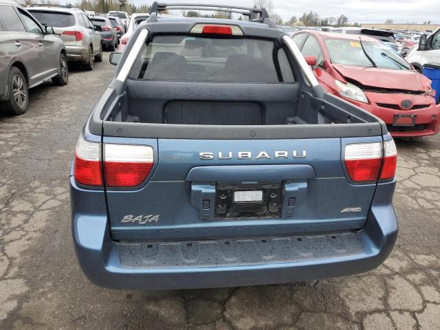 4S4BT62C067104557 - 2006 SUBARU BAJA SPORT BLUE photo 6