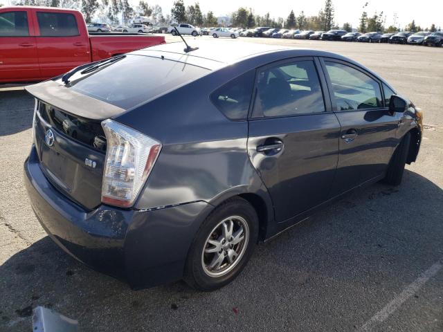 JTDKN3DU8B0322106 - 2011 TOYOTA PRIUS GRAY photo 3