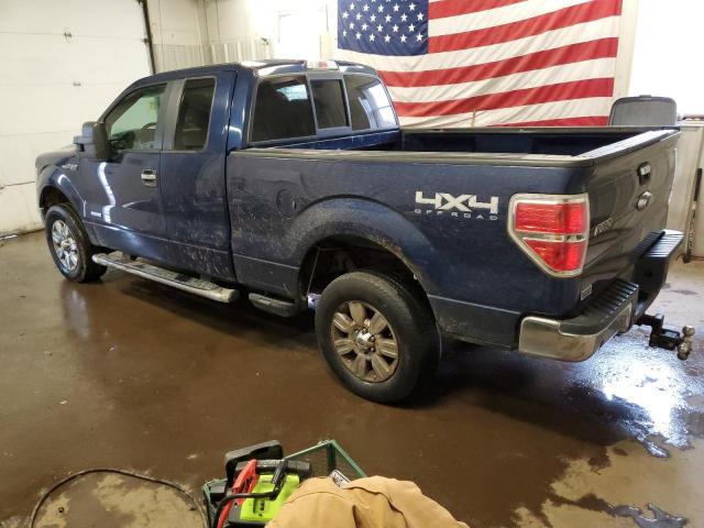 1FTFX1ET2CFC46371 - 2012 FORD F150 SUPER CAB BLUE photo 2