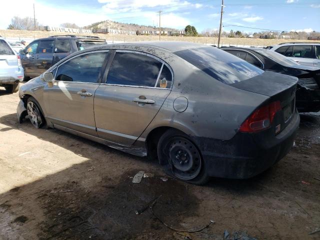 2HGFA16578H354204 - 2008 HONDA CIVIC LX SILVER photo 2