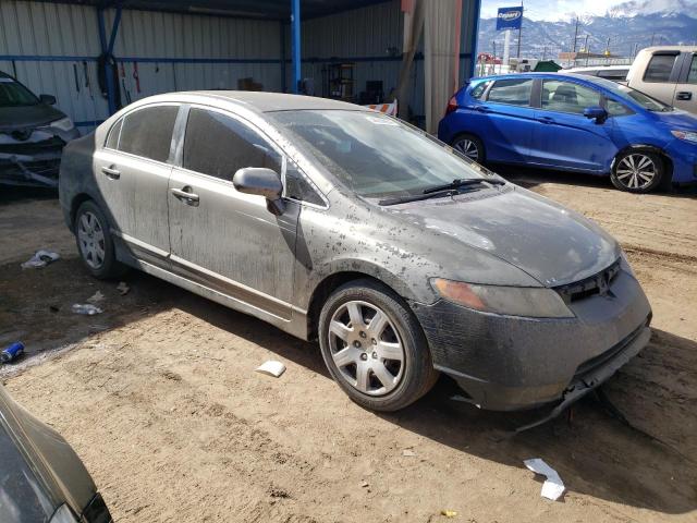 2HGFA16578H354204 - 2008 HONDA CIVIC LX SILVER photo 4