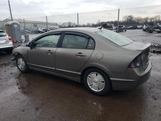 JHMFA362X6S017174 - 2006 HONDA CIVIC HYBRID GRAY photo 2