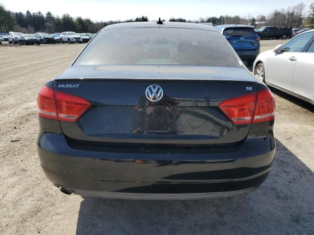 1VWBH7A36DC020886 - 2013 VOLKSWAGEN PASSAT SE BLACK photo 6