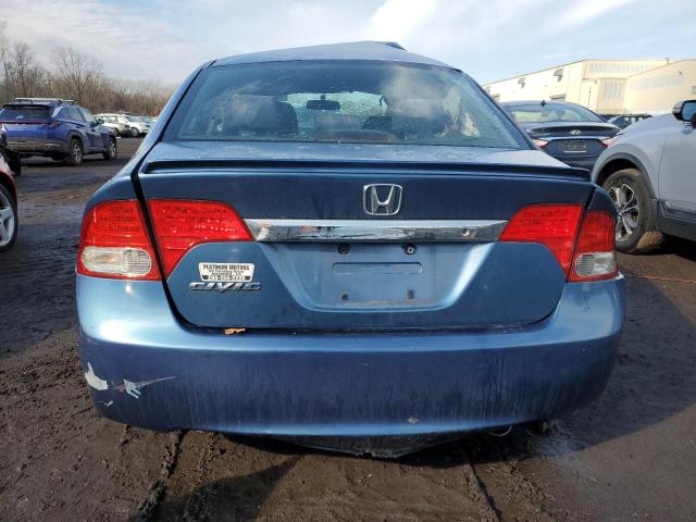 2HGFA16639H509776 - 2009 HONDA CIVIC LX-S BLUE photo 6