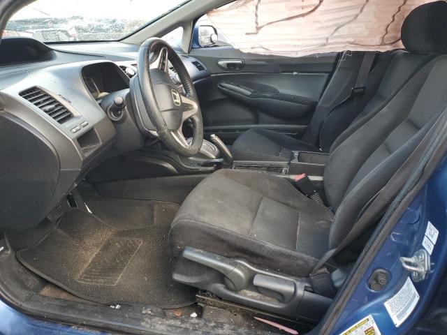 2HGFA16639H509776 - 2009 HONDA CIVIC LX-S Կապույտ լուսանկար 7