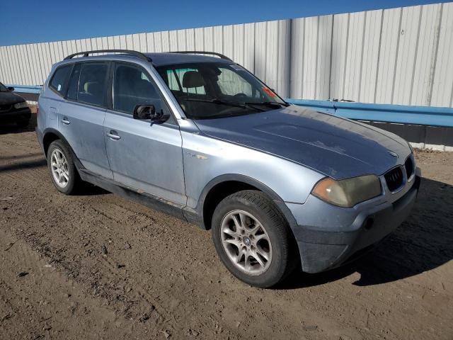 WBXPA734X5WC47569 - 2005 BMW X3 2.5I BLUE photo 4