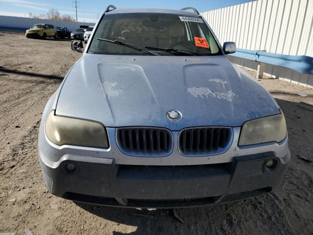 WBXPA734X5WC47569 - 2005 BMW X3 2.5I BLUE photo 5