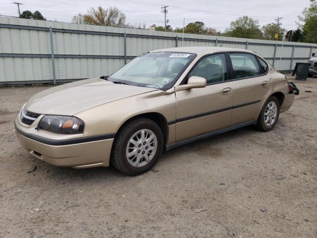 2G1WF52E759240277 - 2005 CHEVROLET IMPALA GOLD photo 1