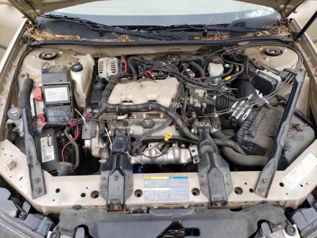 2G1WF52E759240277 - 2005 CHEVROLET IMPALA GOLD photo 11