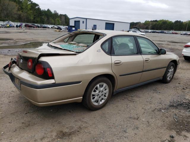 2G1WF52E759240277 - 2005 CHEVROLET IMPALA GOLD photo 3