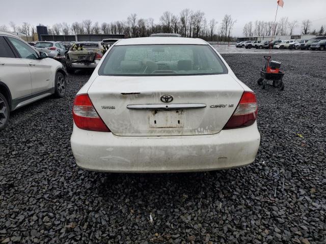 4T1BE32K82U099264 - 2002 TOYOTA CAMRY LE WHITE photo 6