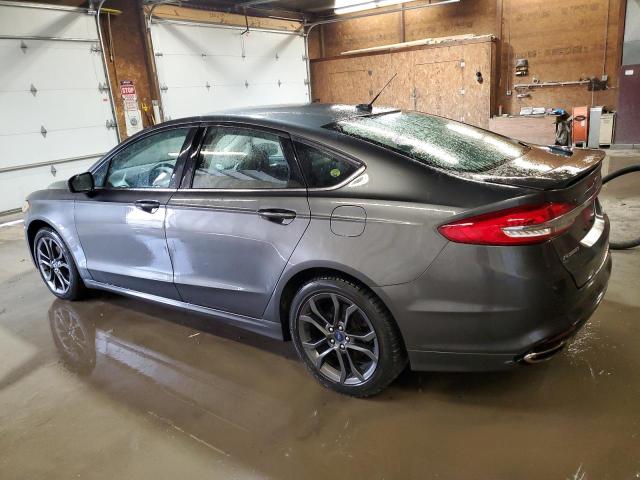 3FA6P0T9XJR271199 - 2018 FORD FUSION SE CHARCOAL photo 2