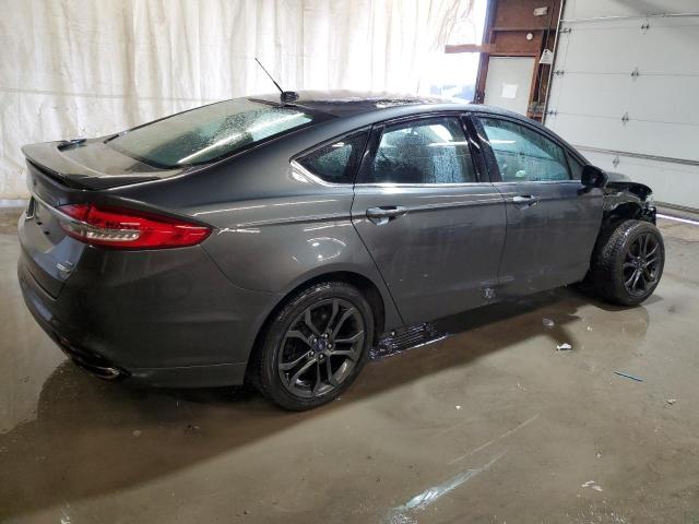 3FA6P0T9XJR271199 - 2018 FORD FUSION SE CHARCOAL photo 3