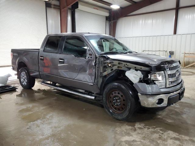 1FTFW1EF8DFD54217 - 2013 FORD F150 SUPERCREW GRAY photo 4