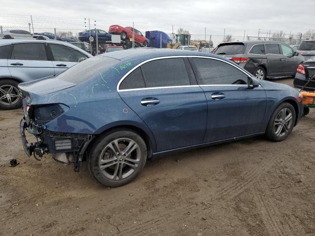 W1K3G4FB5LJ238407 - 2020 MERCEDES-BENZ A 220 4MATIC BLUE photo 3