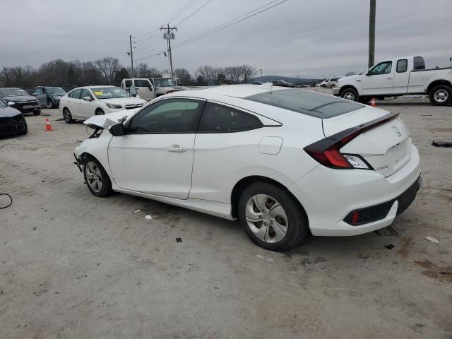 2HGFC3B77JH355193 - 2018 HONDA CIVIC EXL WHITE photo 2