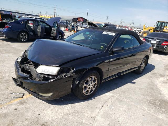 2T1FE22P33C023154 - 2003 TOYOTA CAMRY SOLA SE BLACK photo 1