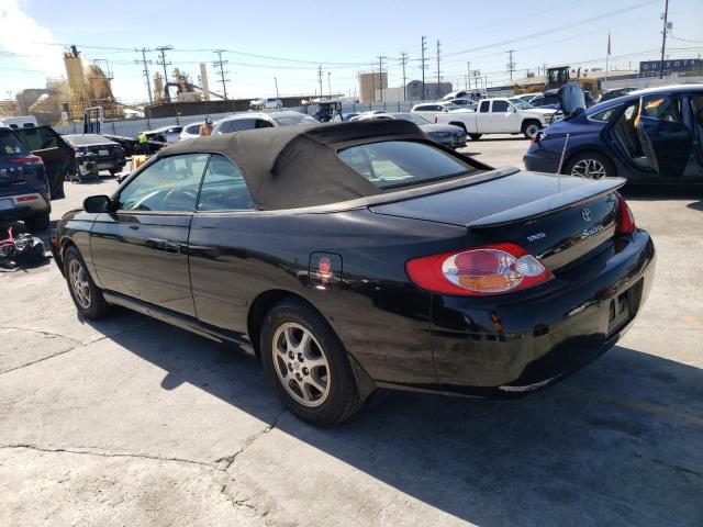 2T1FE22P33C023154 - 2003 TOYOTA CAMRY SOLA SE BLACK photo 2