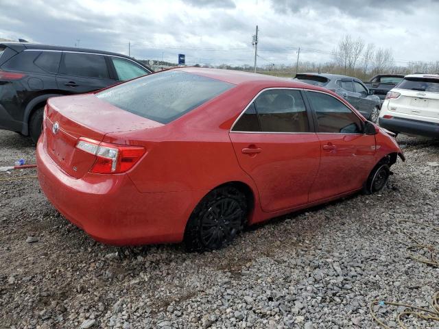 4T1BF1FK6CU583379 - 2012 TOYOTA CAMRY BASE RED photo 3
