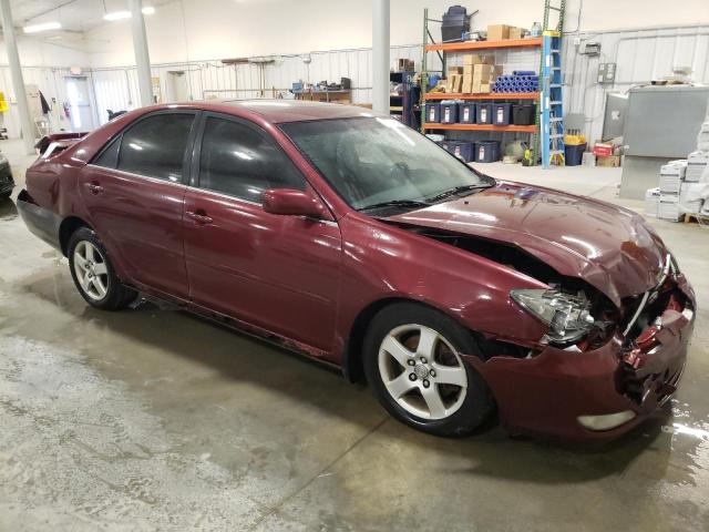 JTDBF32KX30132498 - 2003 TOYOTA CAMRY LE MAROON photo 4