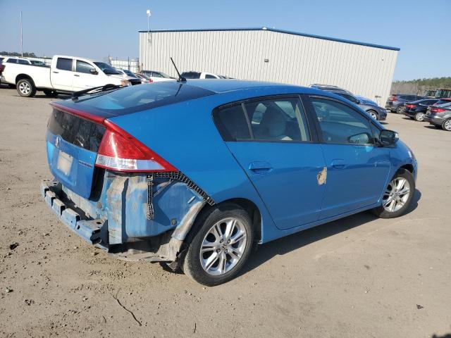 JHMZE2H72AS001516 - 2010 HONDA INSIGHT EX BLUE photo 3