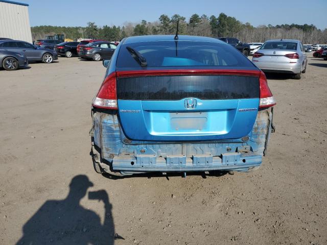 JHMZE2H72AS001516 - 2010 HONDA INSIGHT EX BLUE photo 6