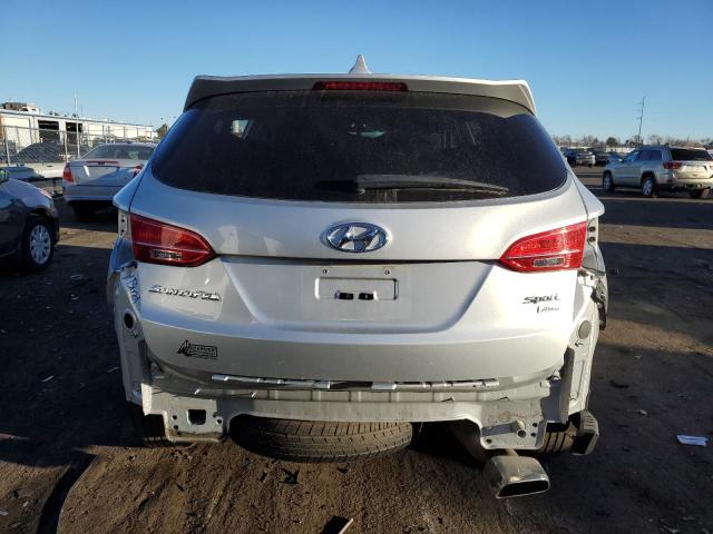 5XYZTDLB2FG281904 - 2015 HYUNDAI SANTA FE S SILVER photo 6