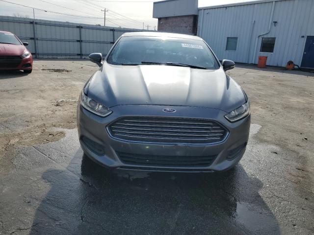 1FA6P0H76E5397382 - 2014 FORD FUSION SE GRAY photo 5